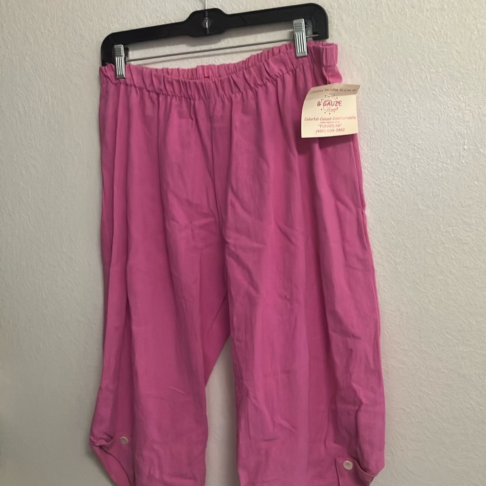 FINAL MARKDOWN B’gauze capris rose